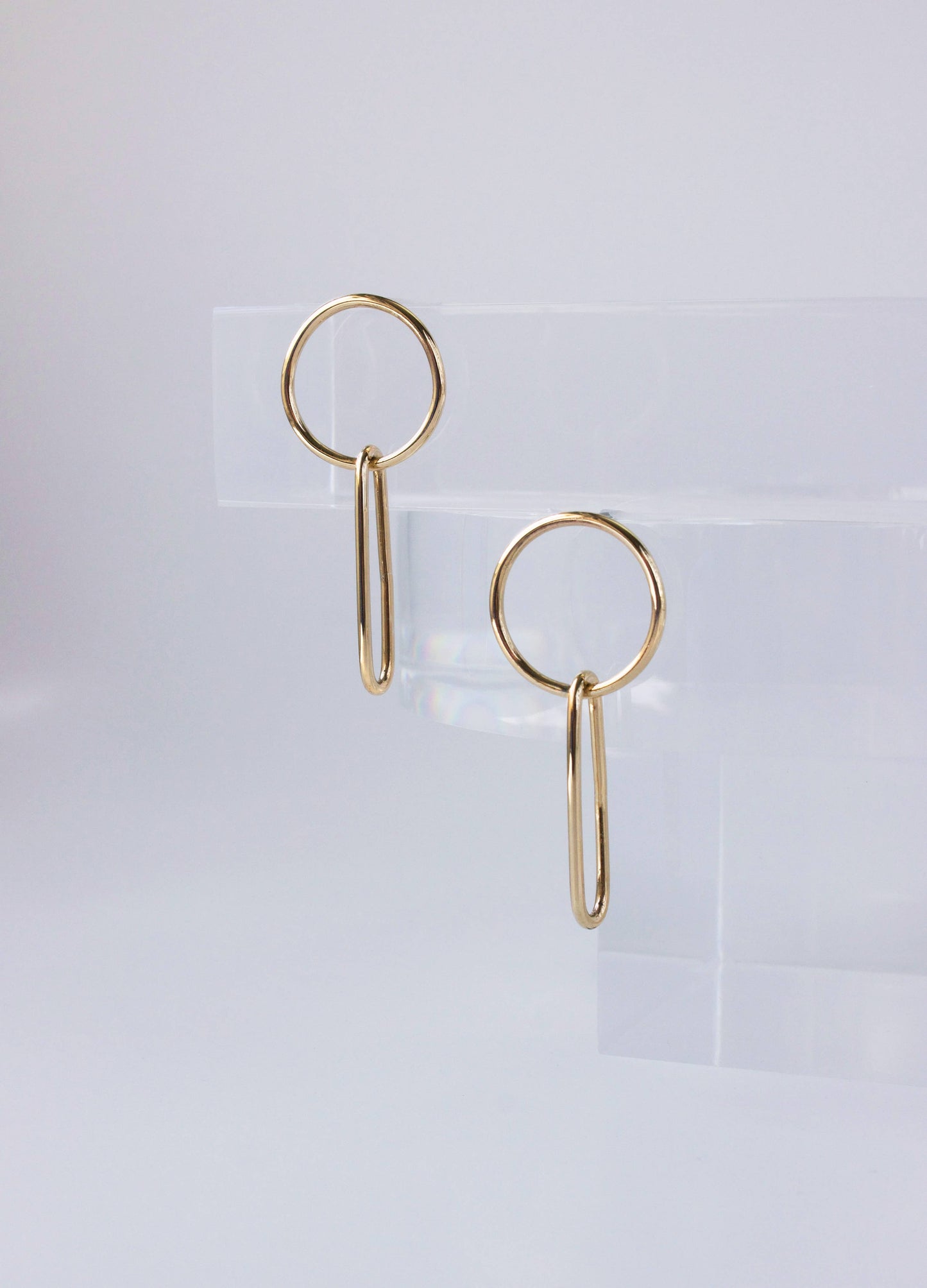 Circle Link Earrings