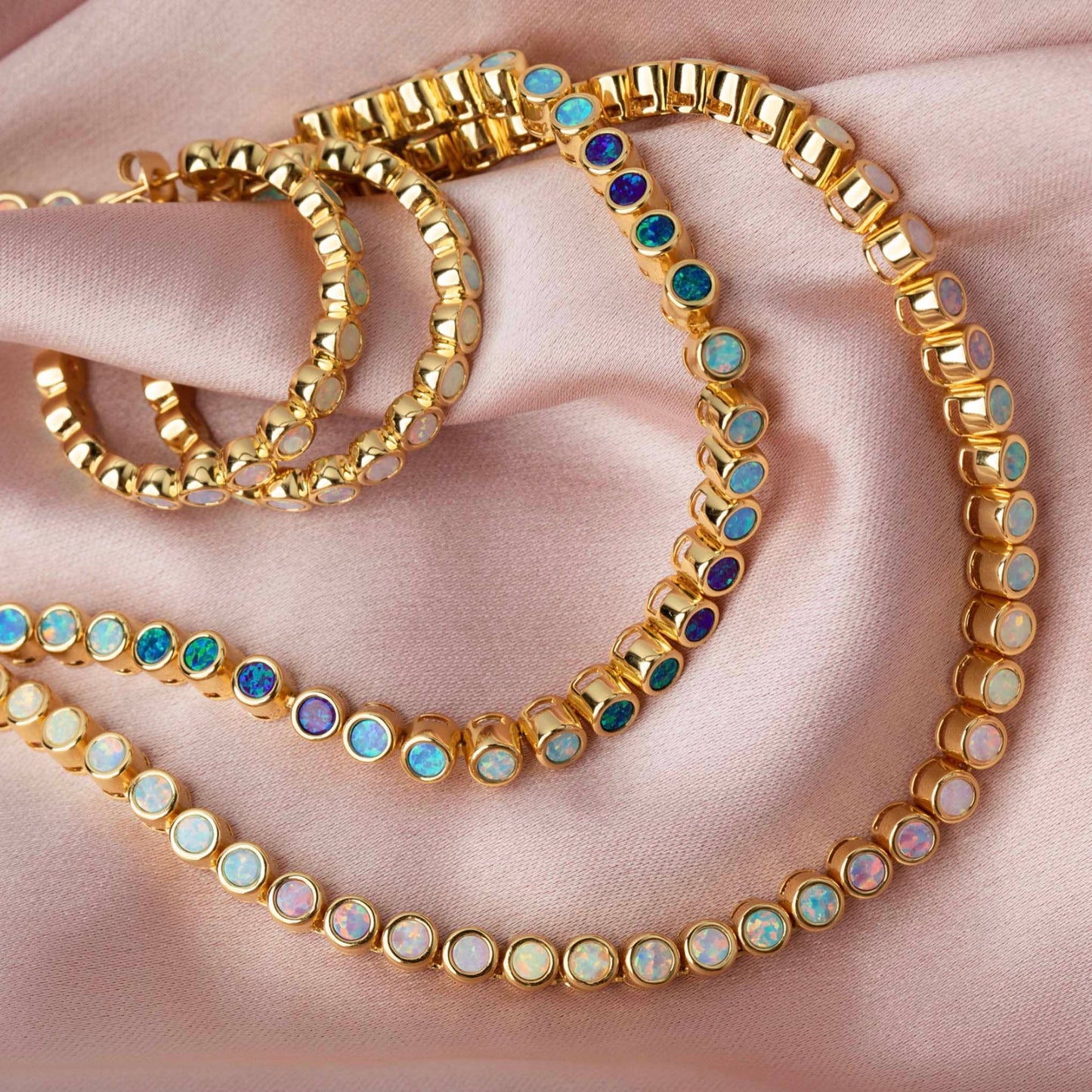 La Kaiser - Opal Ombre Tennis Bracelet