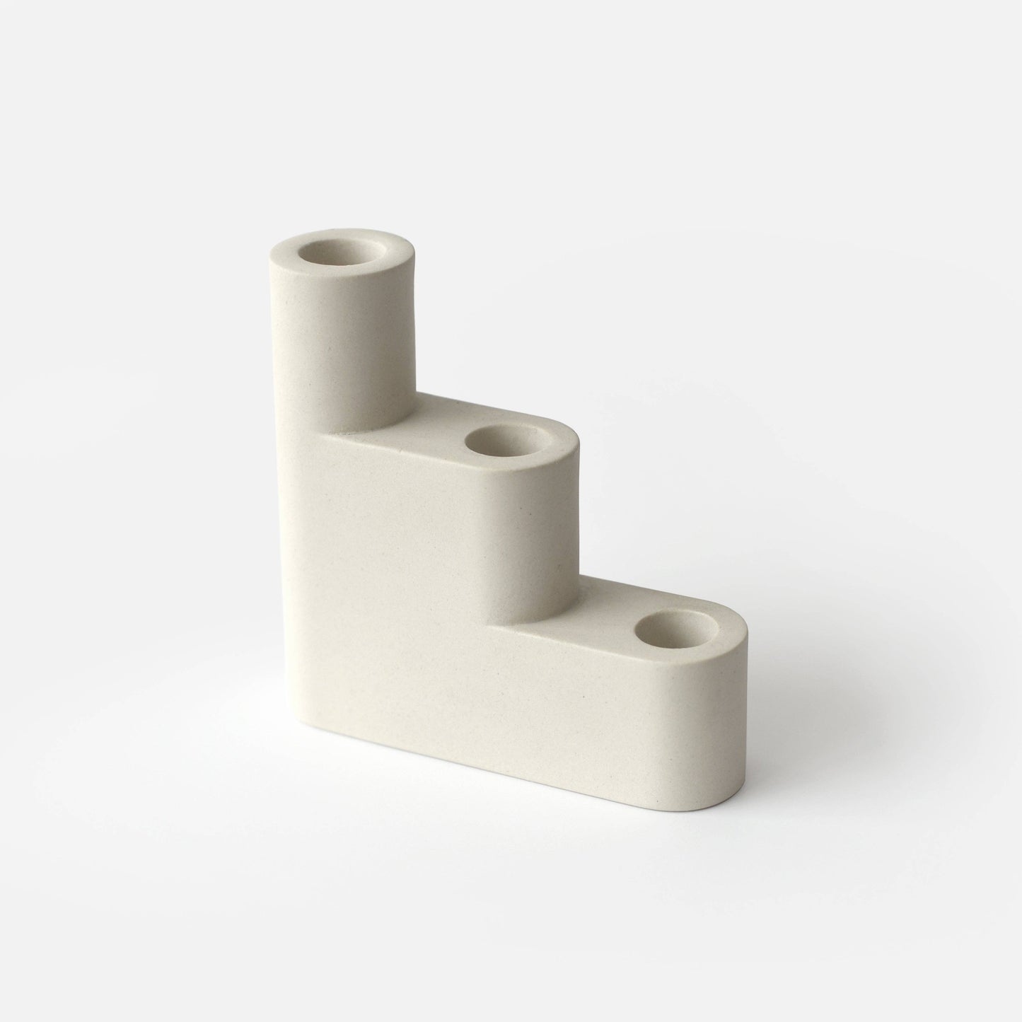 Step Candelabra: White