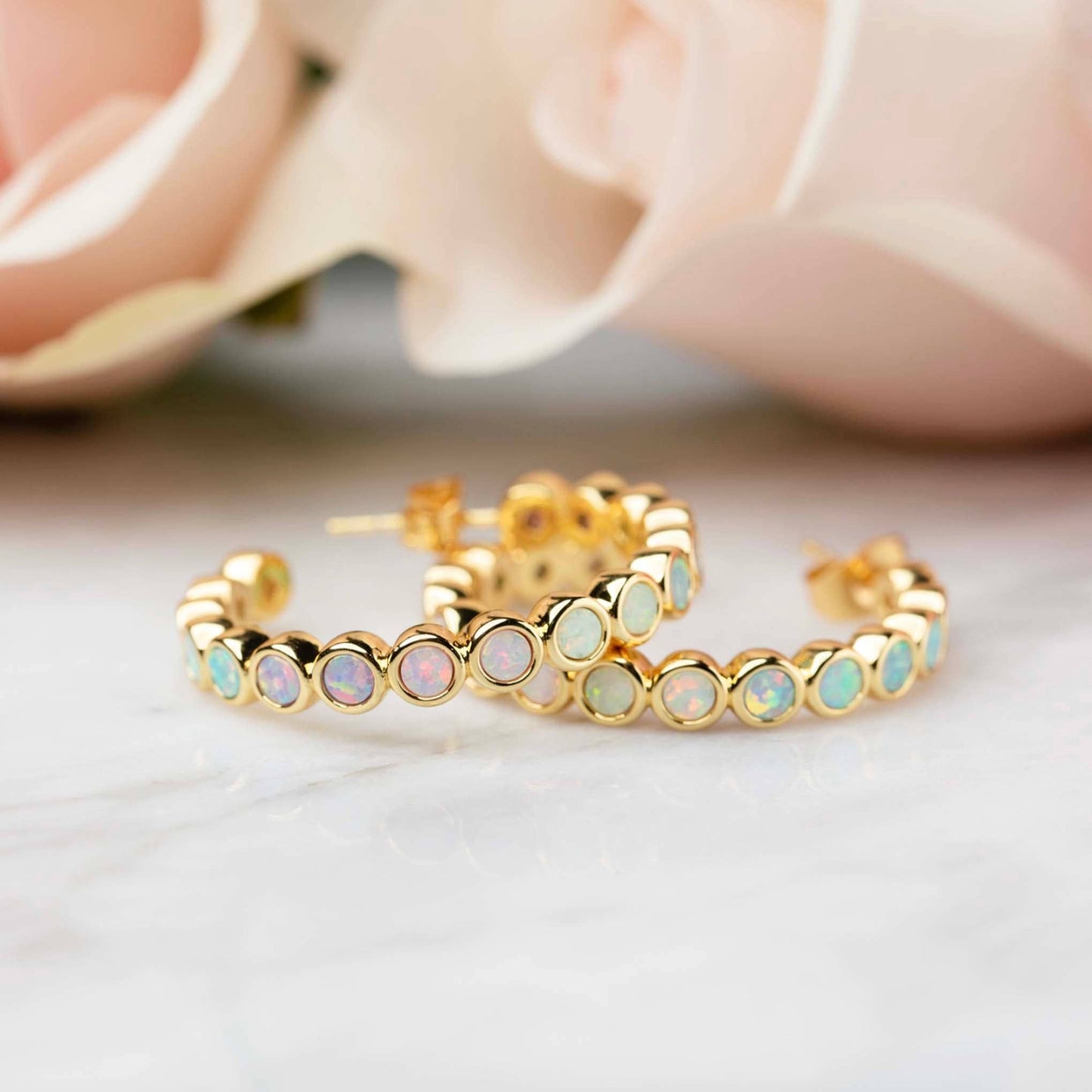 La Kaiser - Opal Ombre Grande Hoops