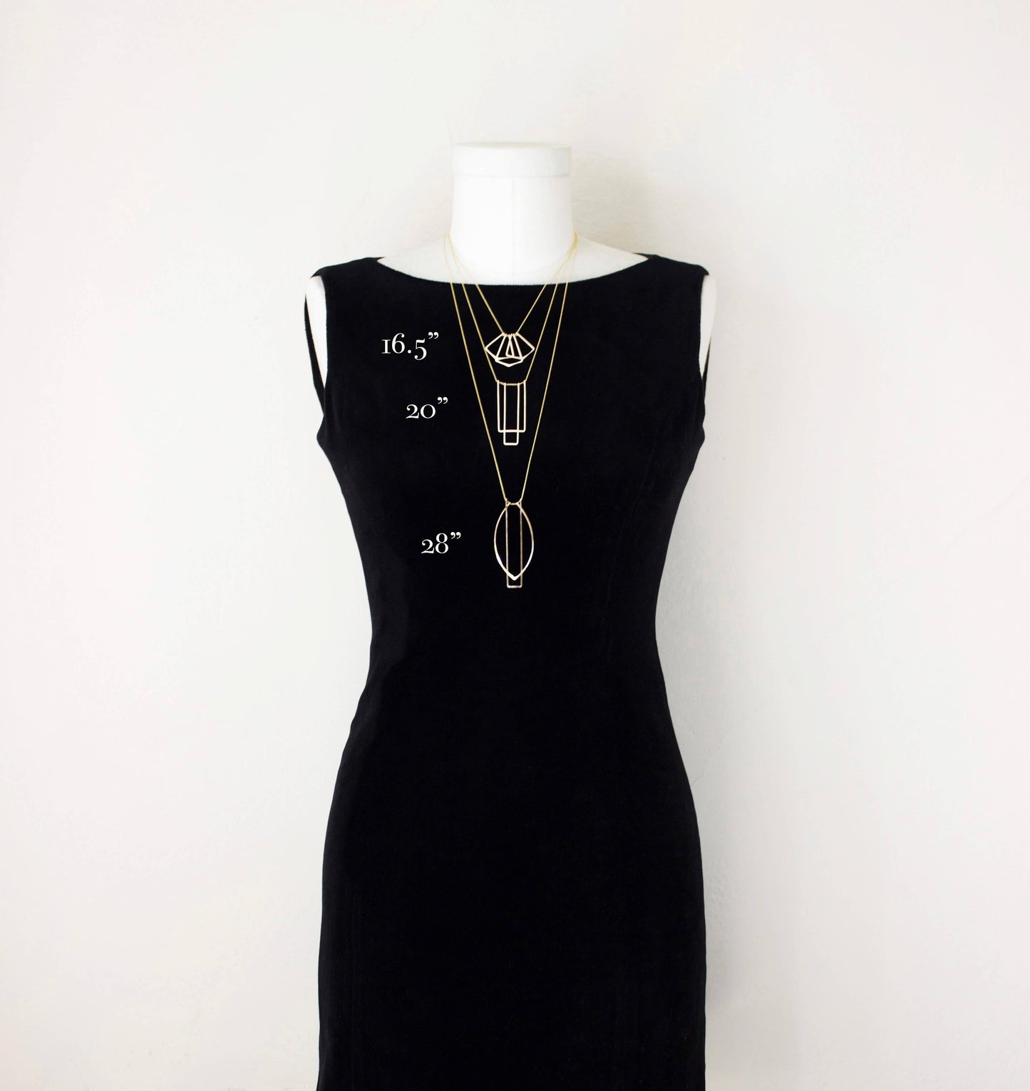 L.Greenwalt Jewelry - Small Senza: Gold Fill 16.5" / 14K Gold Fill