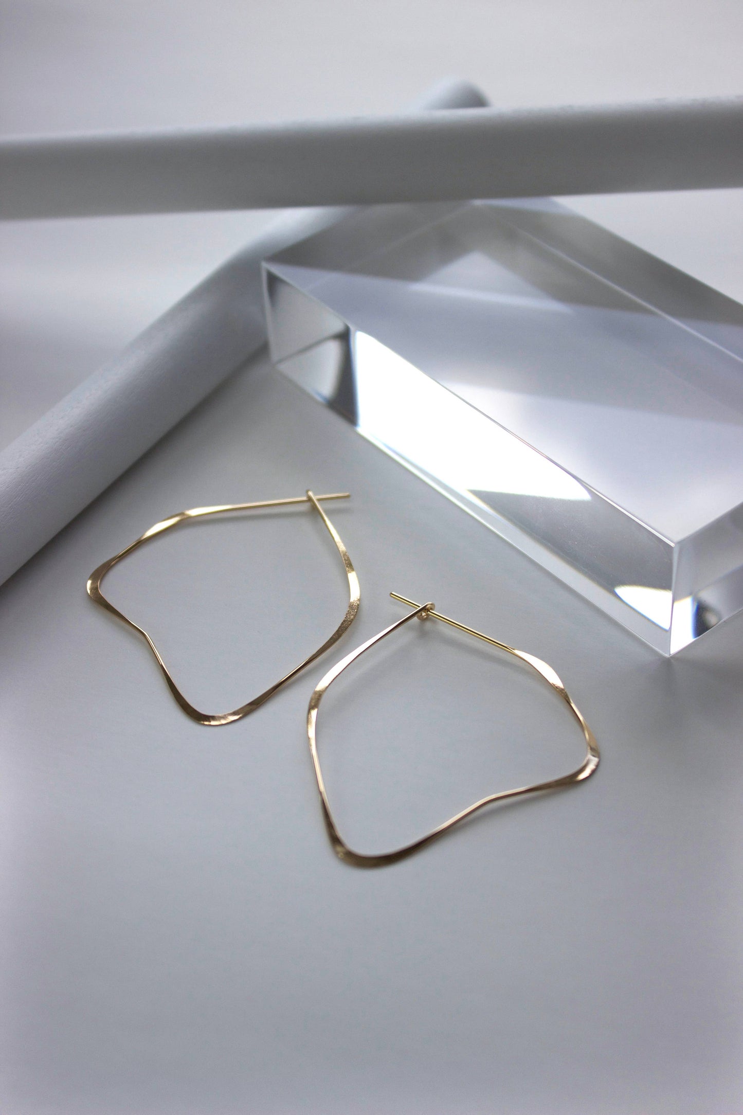L.Greenwalt Jewelry - Organic Earrings: Sterling Silver