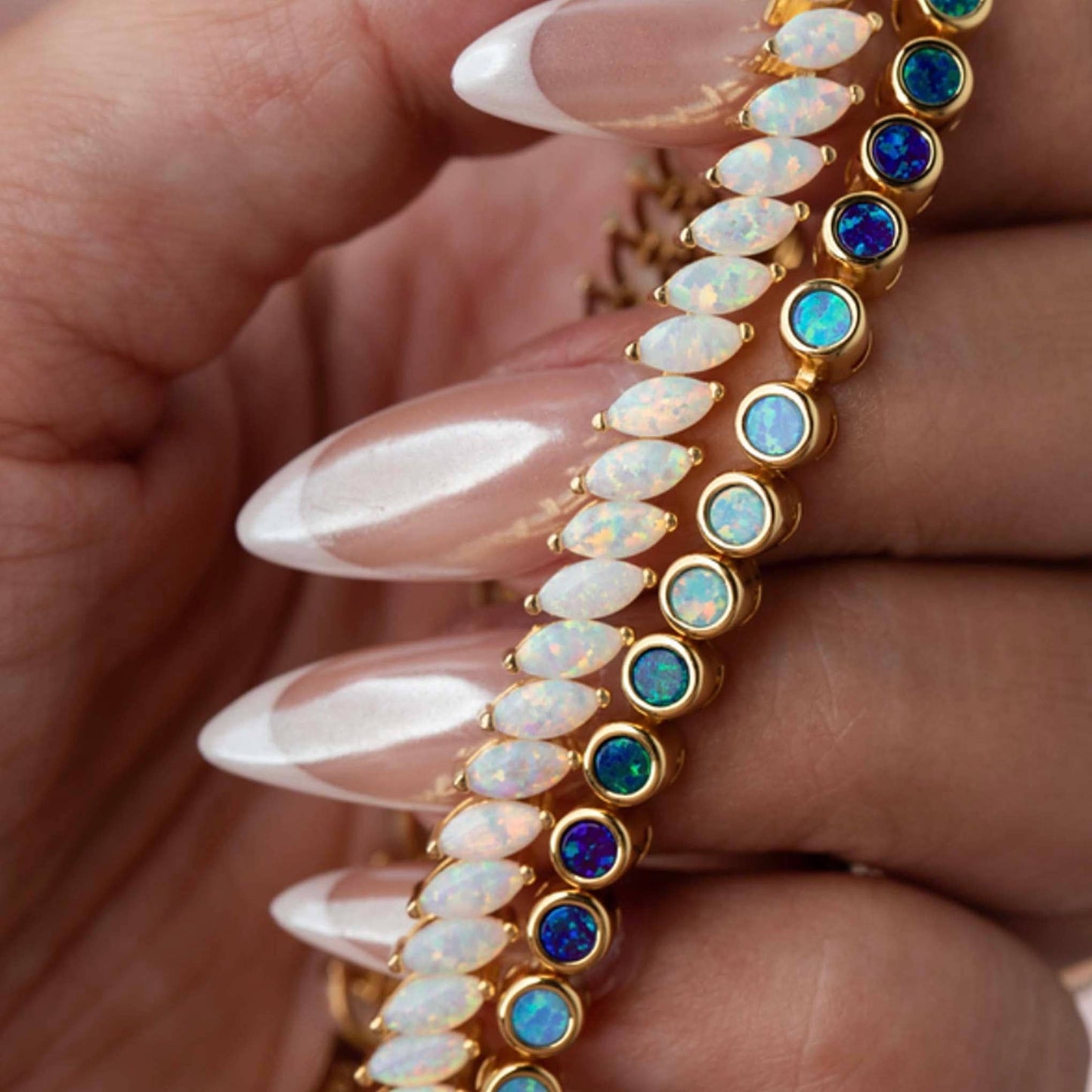 La Kaiser - Opal Ombre Tennis Bracelet