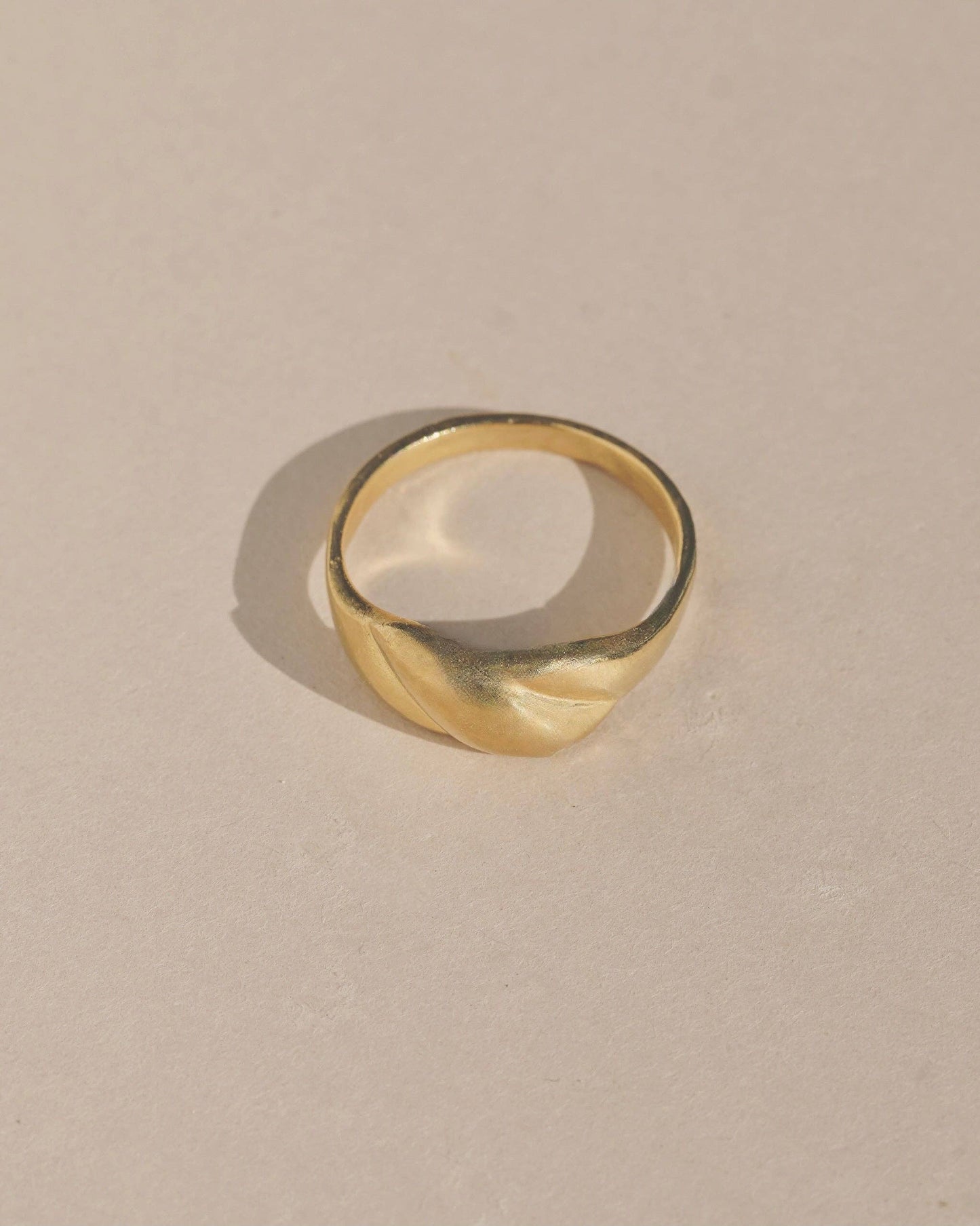 Mountainside Jewelry - Tempus Ring: Gold Vermeil / 5