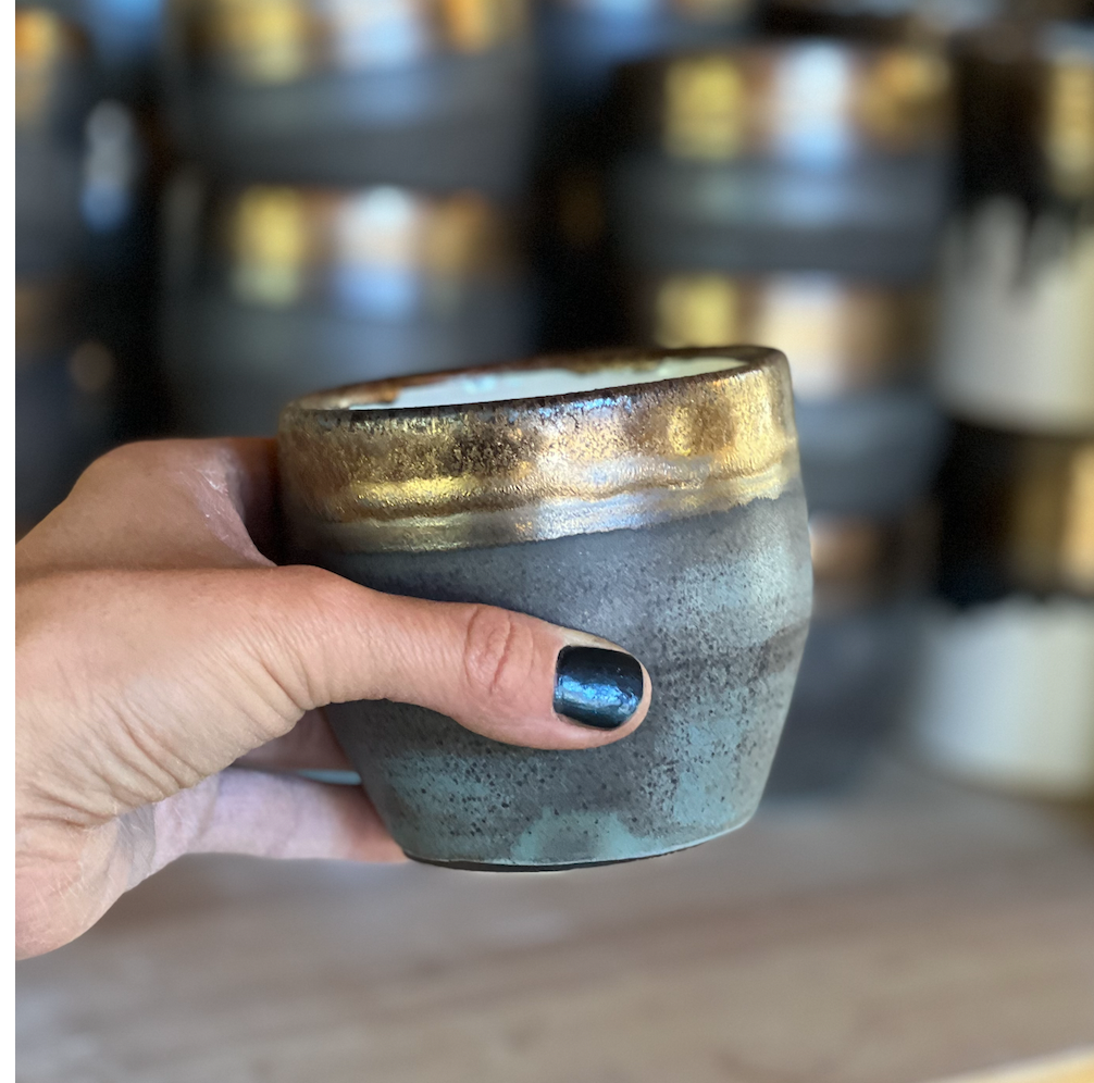 Black + Gold Cup: Green