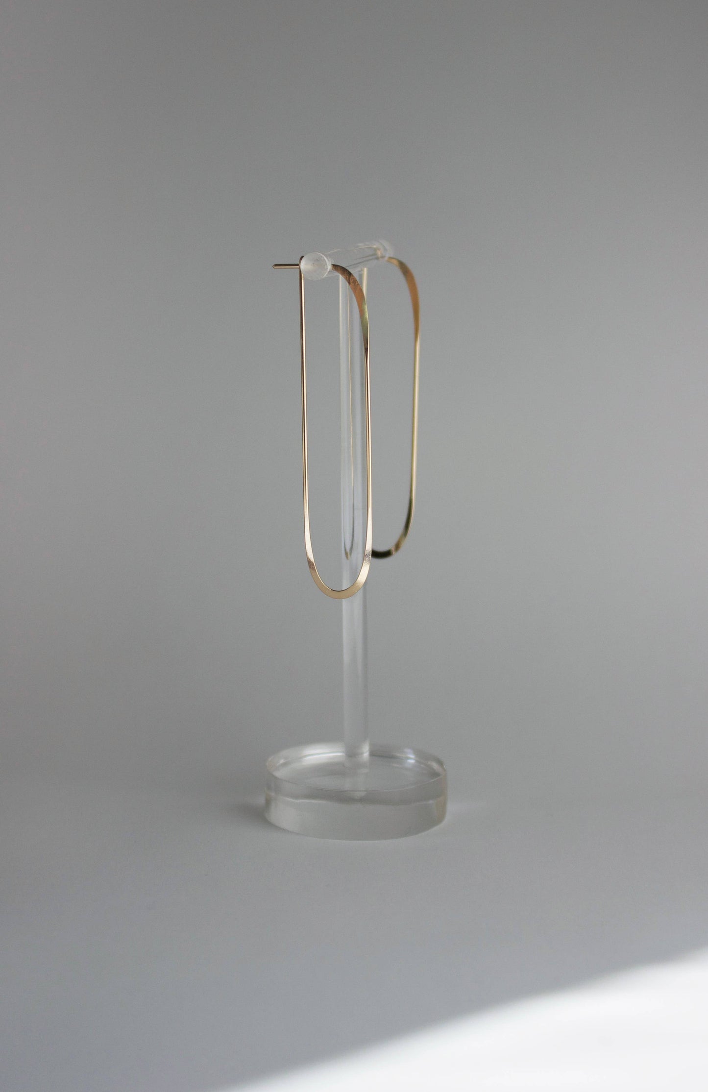 L.Greenwalt Jewelry - Long Oval Earrings: Sterling Silver