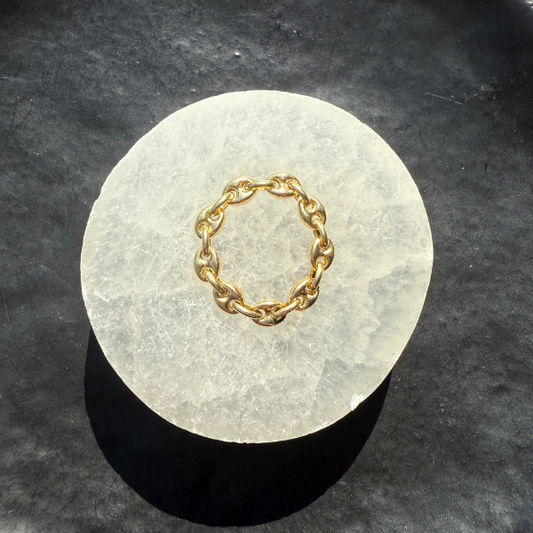 Puffed Mariner Gold Ring