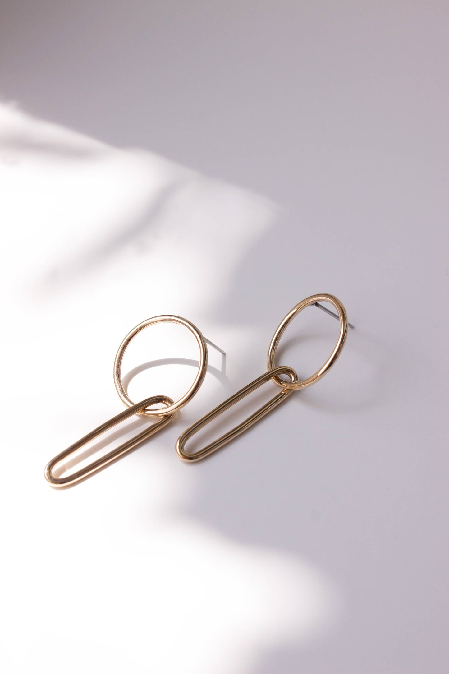 Circle Link Earrings