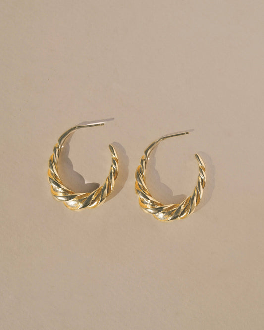 Mountainside Jewelry - Verso Earrings: Gold