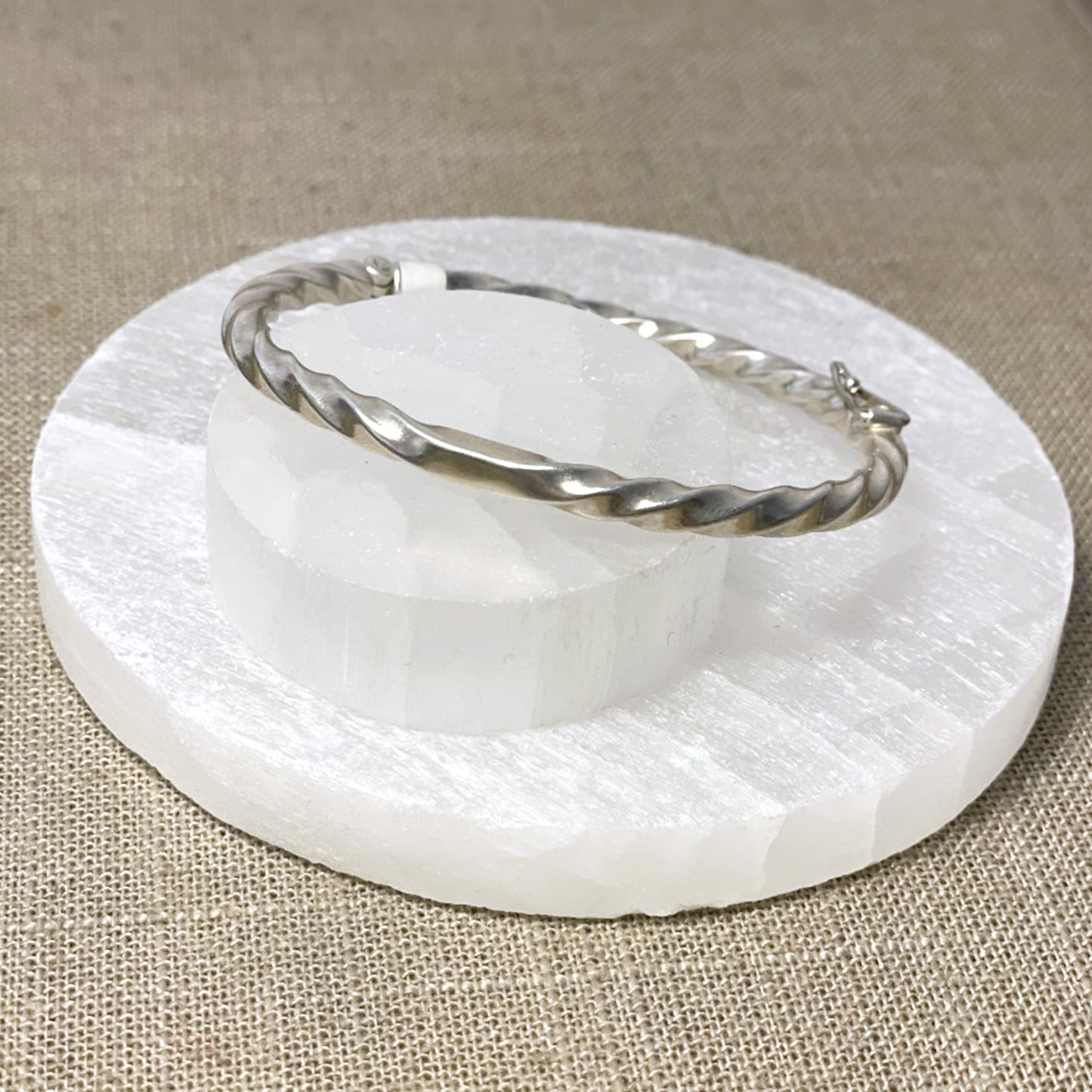 Twisted Bracelet with Latch