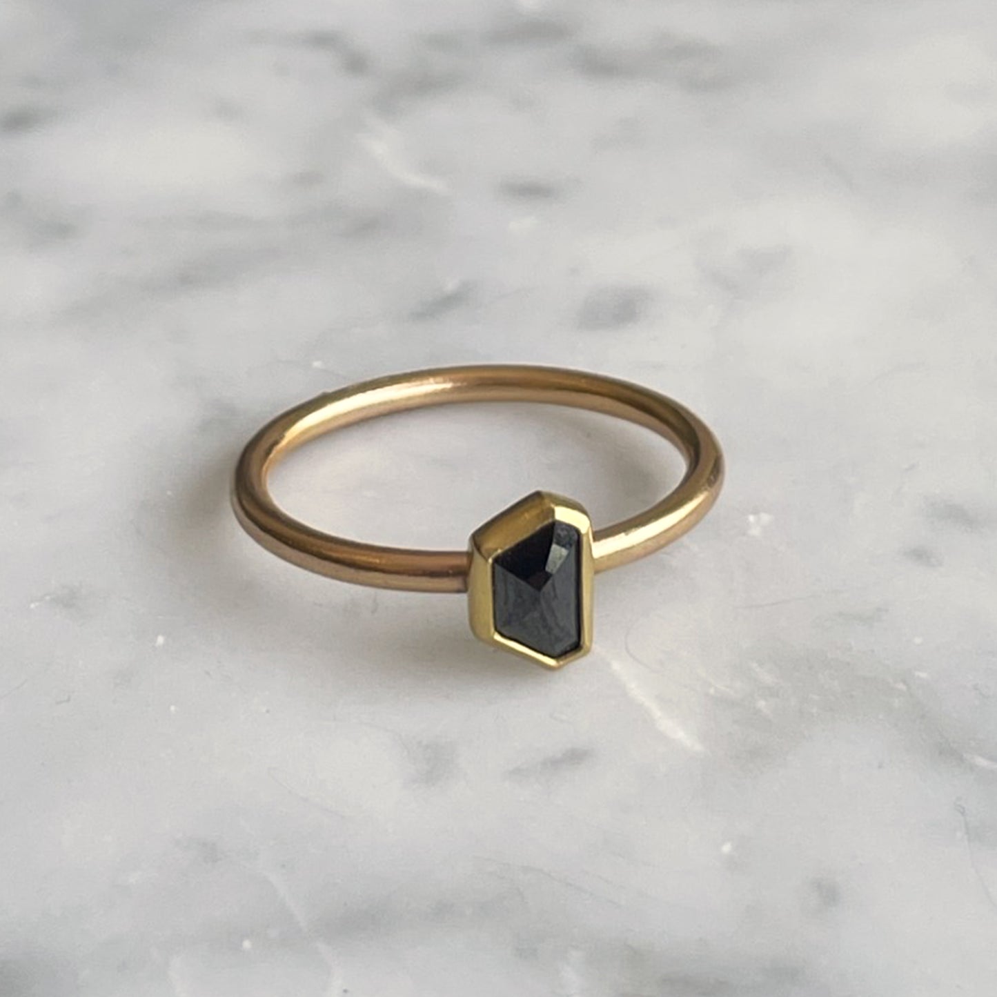 Black Diamond Tablet Ring