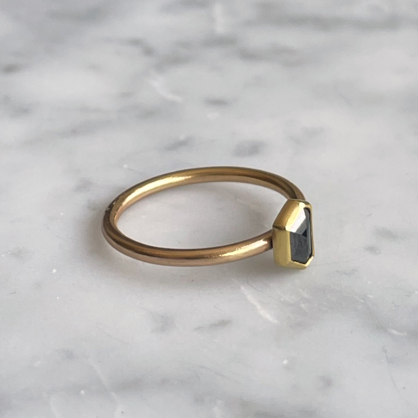 Black Diamond Tablet Ring