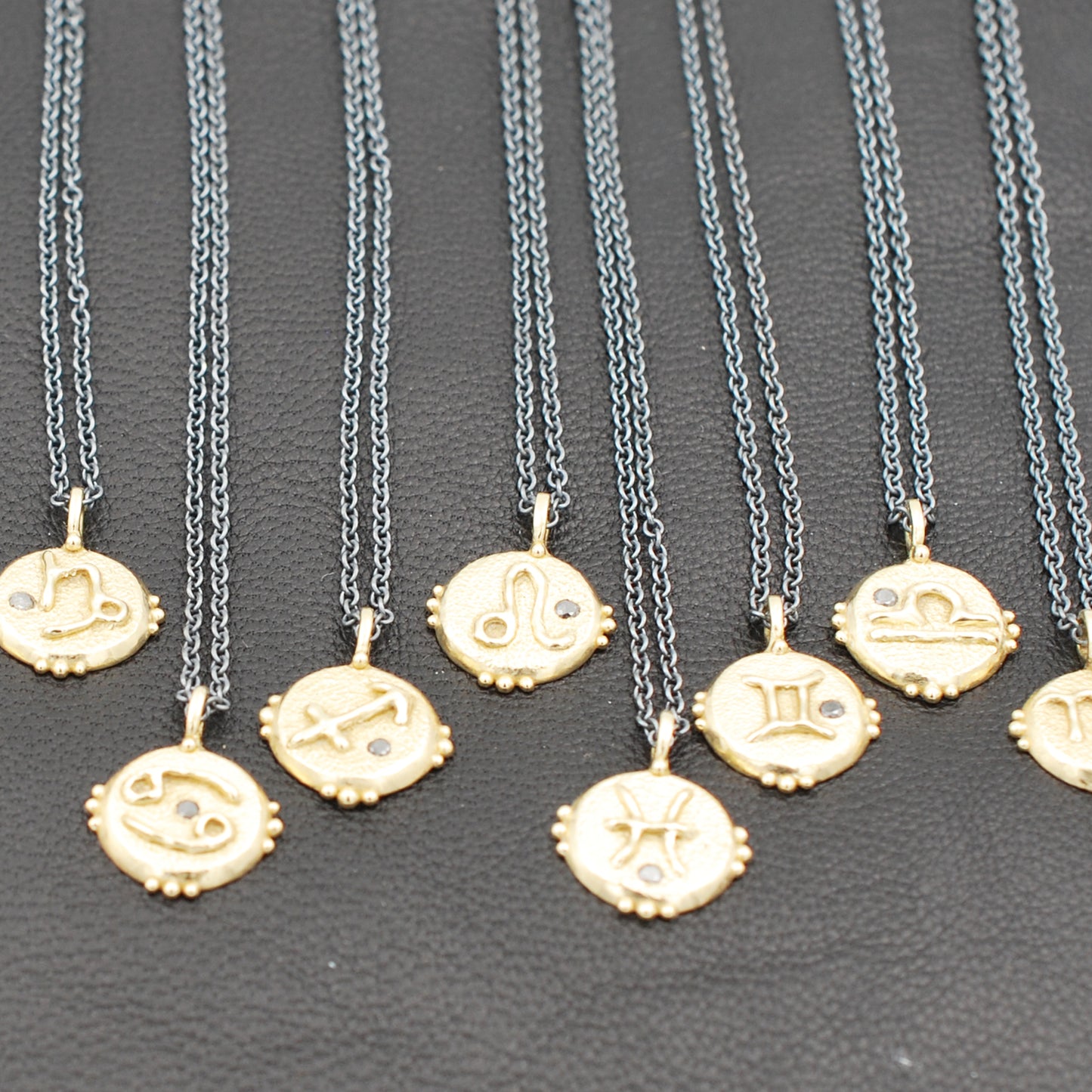 Zodiac Talisman Necklace - Brass