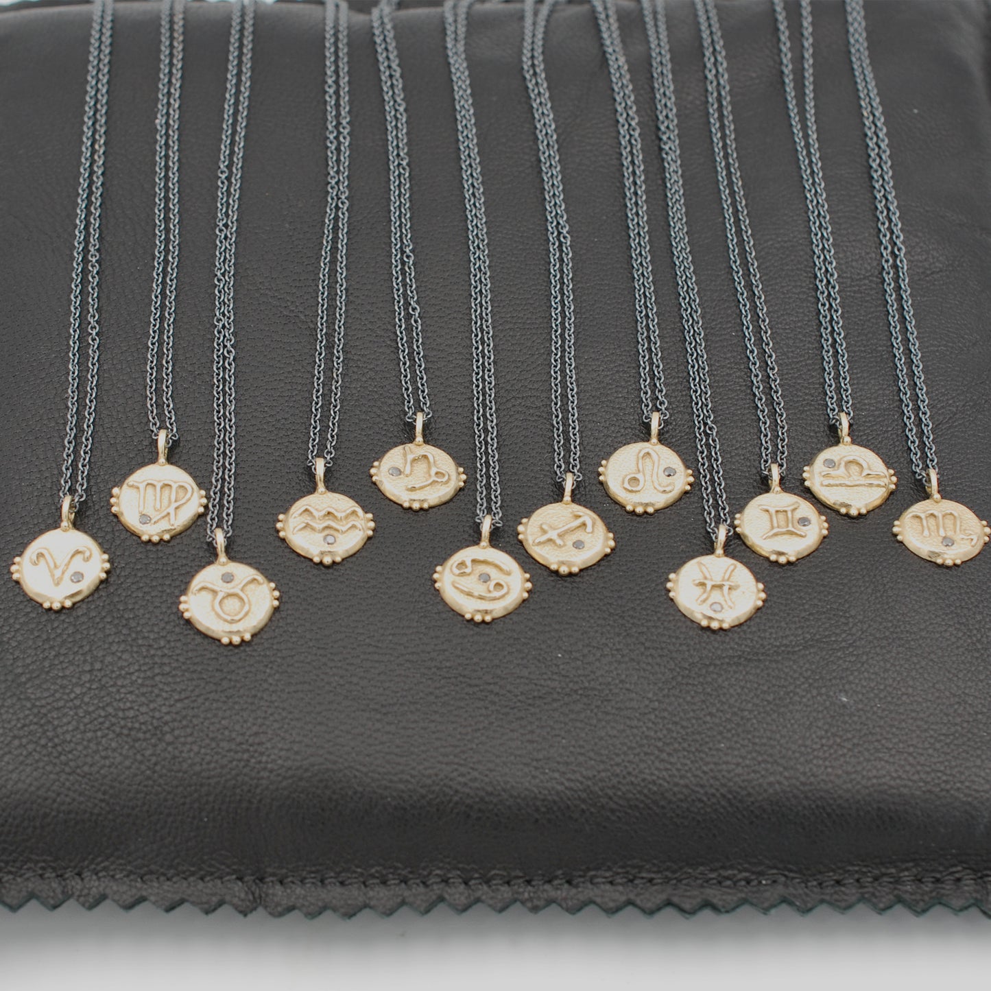 Zodiac Talisman Necklace - Brass