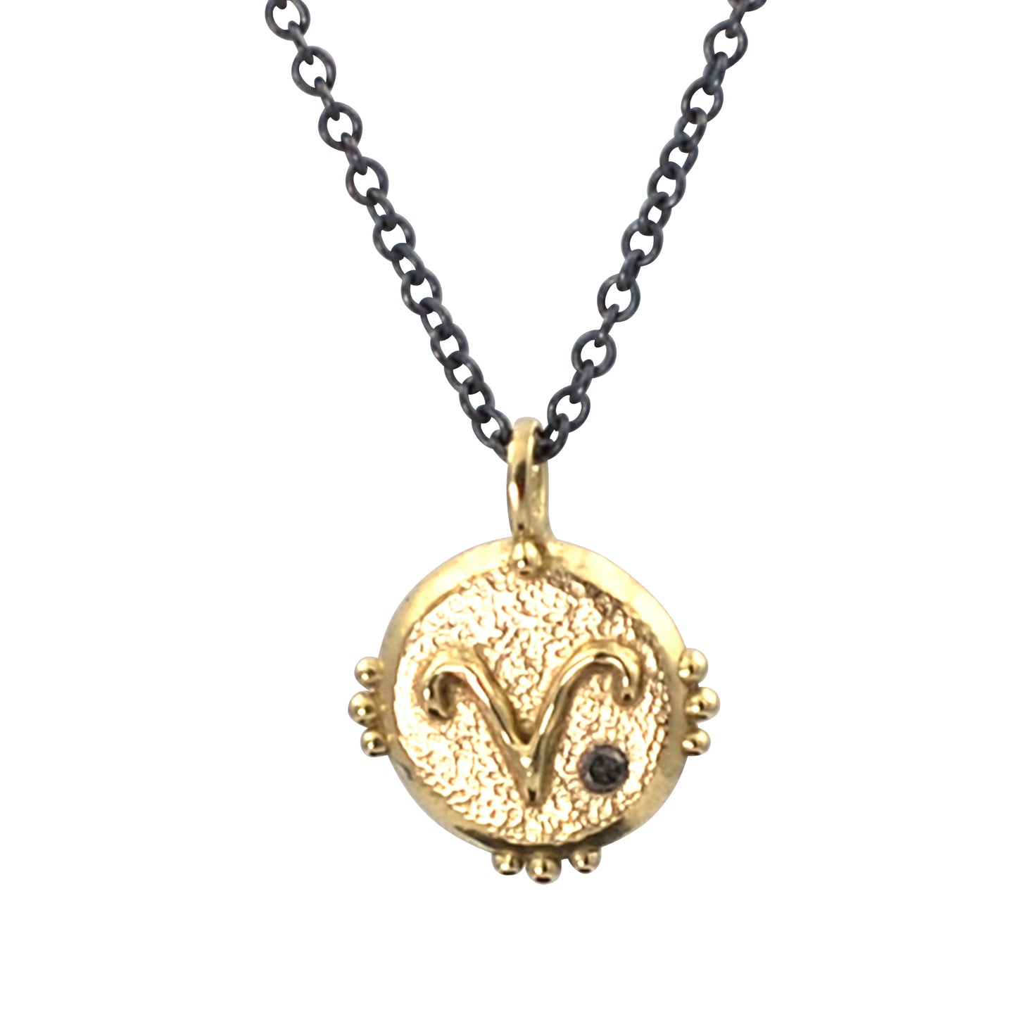 Zodiac Talisman Necklace - Brass