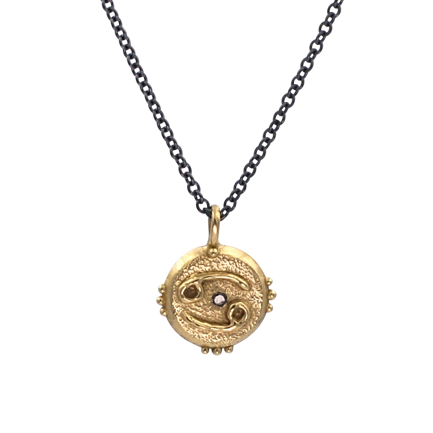 Zodiac Talisman Necklace - Brass