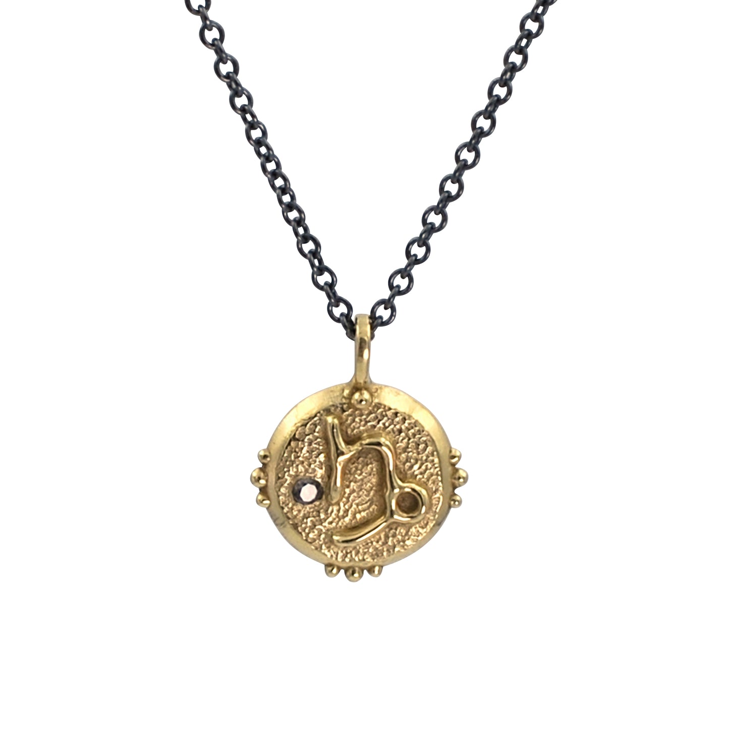 Zodiac Talisman Necklace - Brass