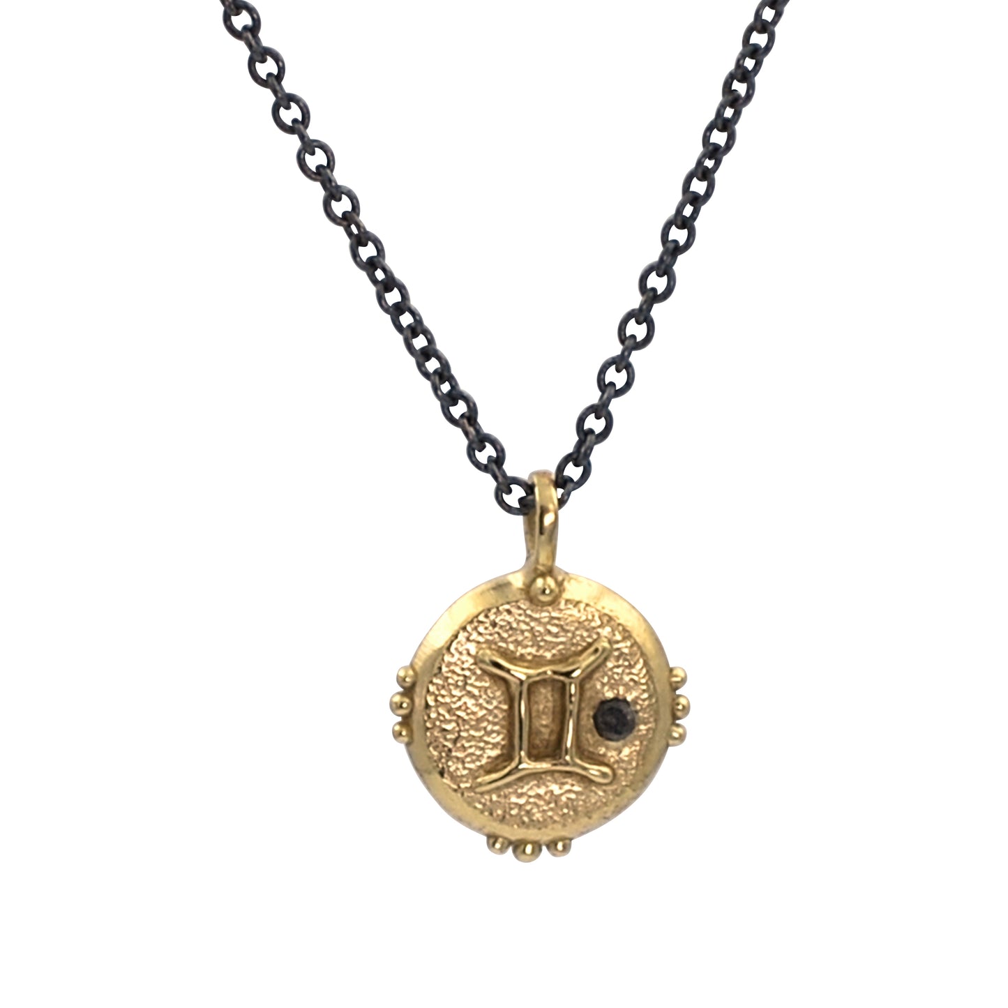 Zodiac Talisman Necklace - Brass