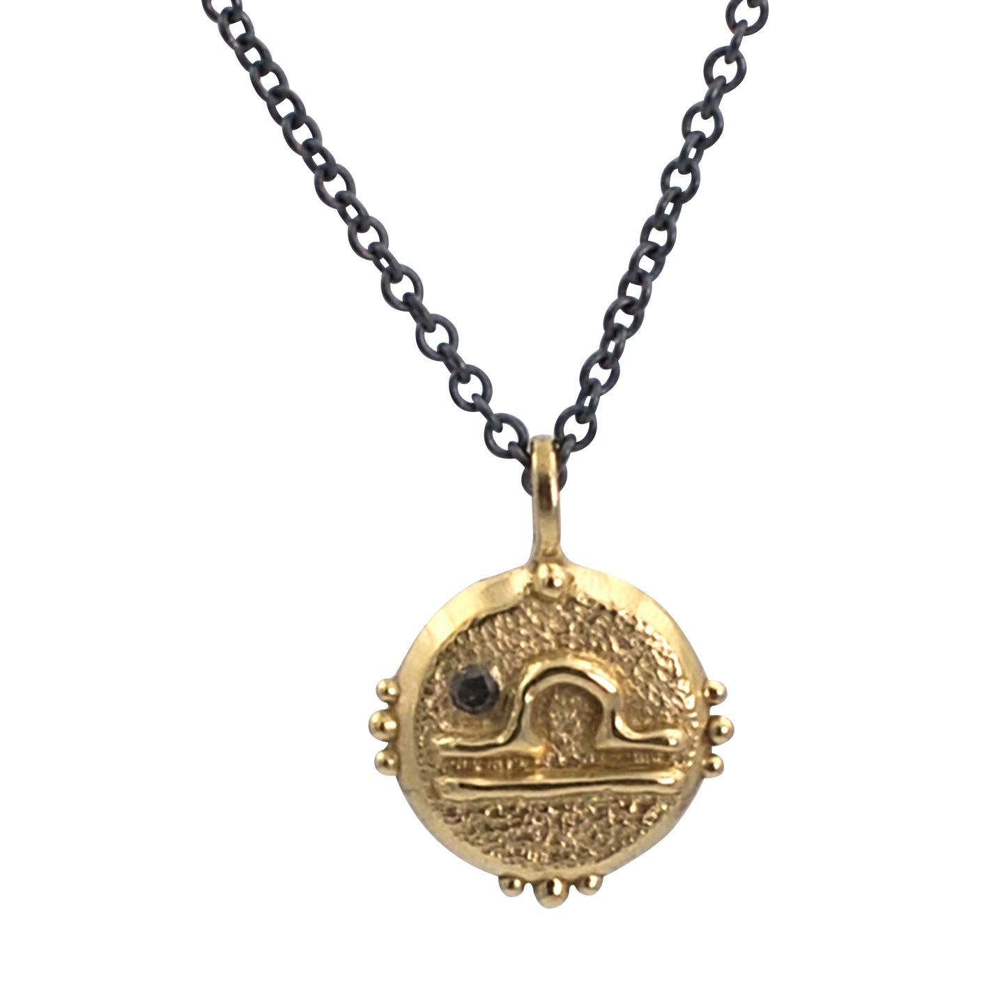 Zodiac Talisman Necklace - Brass