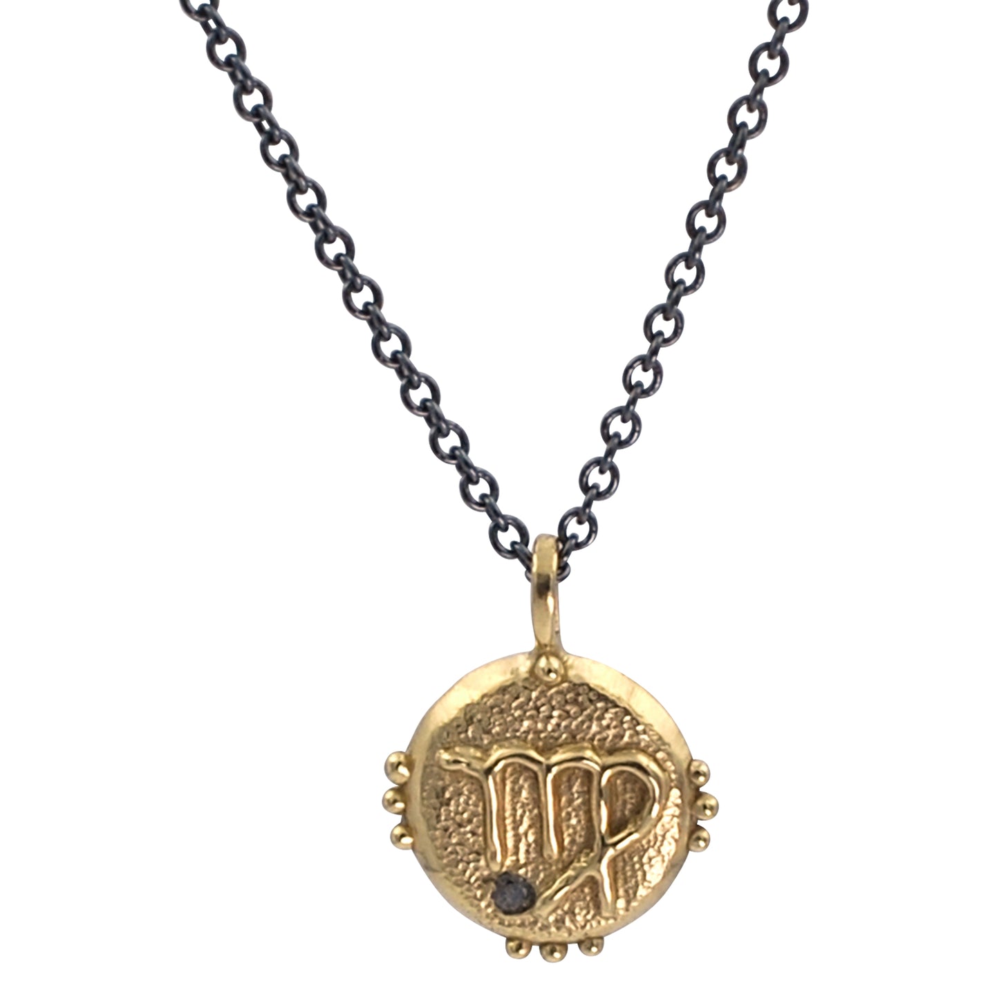 Zodiac Talisman Necklace - Brass