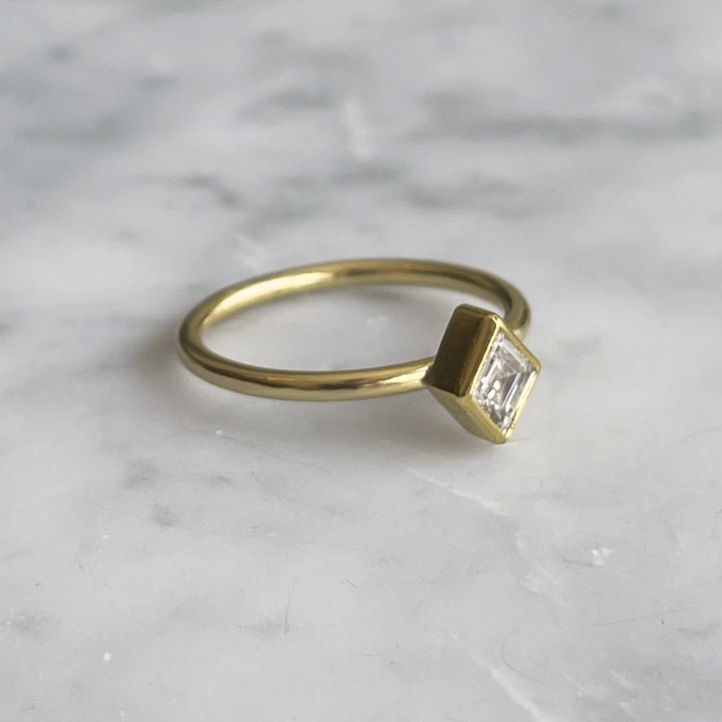 Diamond Lozenge Ring