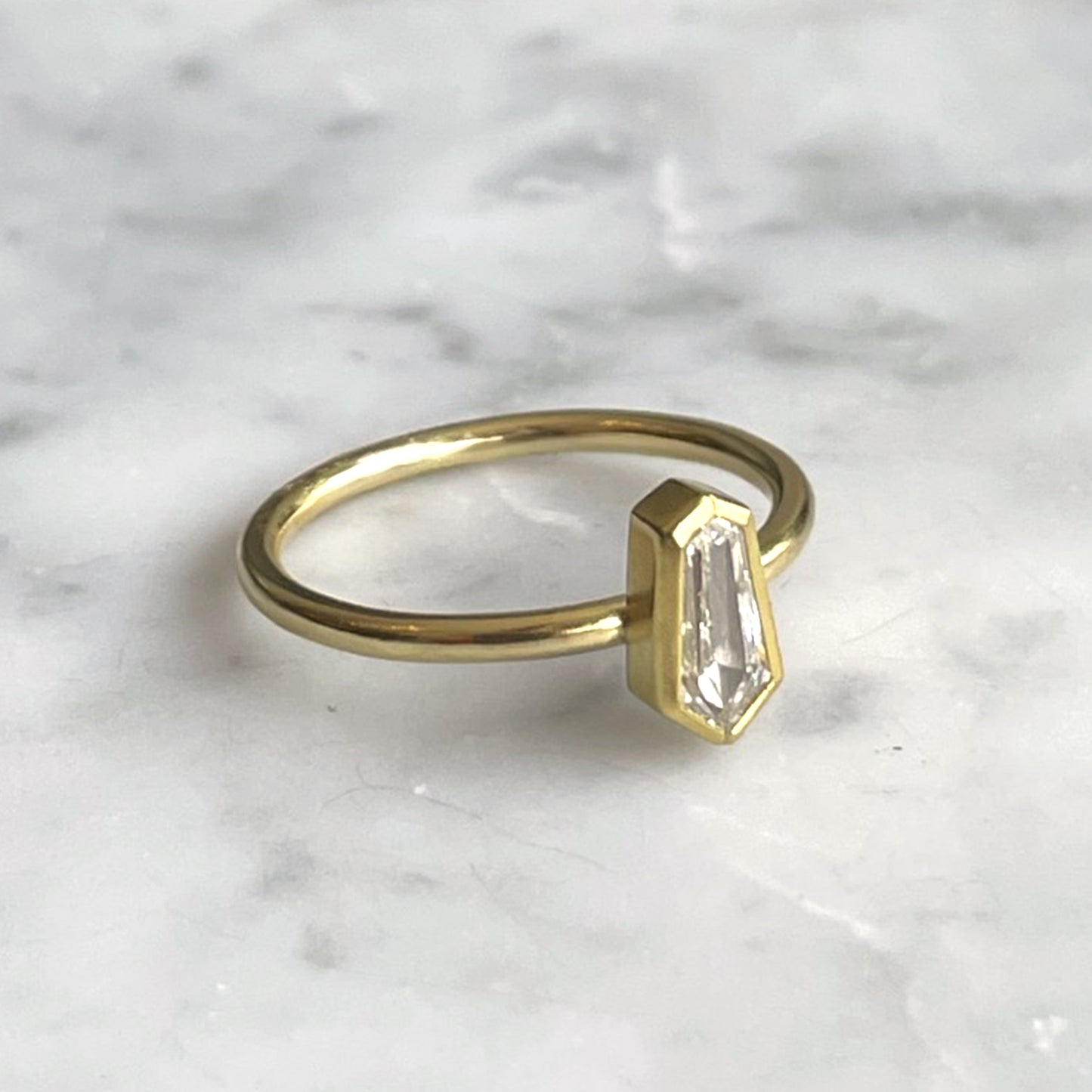 Diamond Shield Ring
