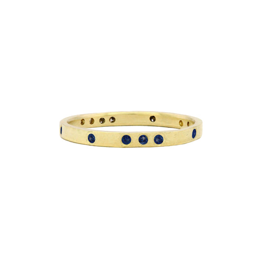 Scattered Sapphire Ring