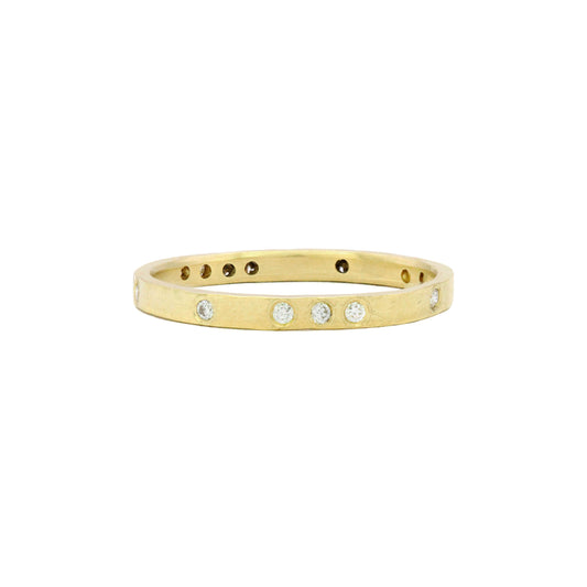 Scattered Diamond Ring