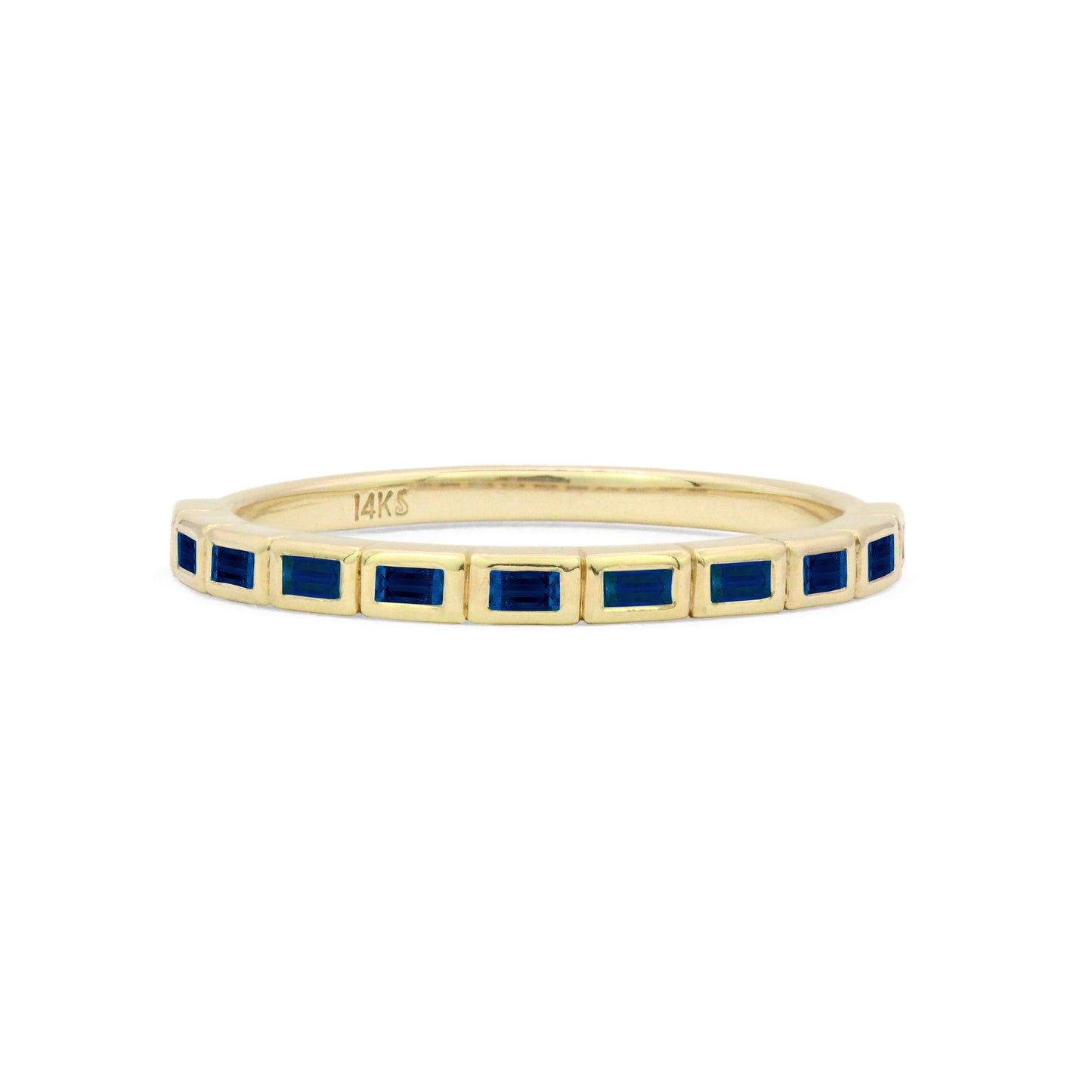 Sapphire Baguette Stacking Ring