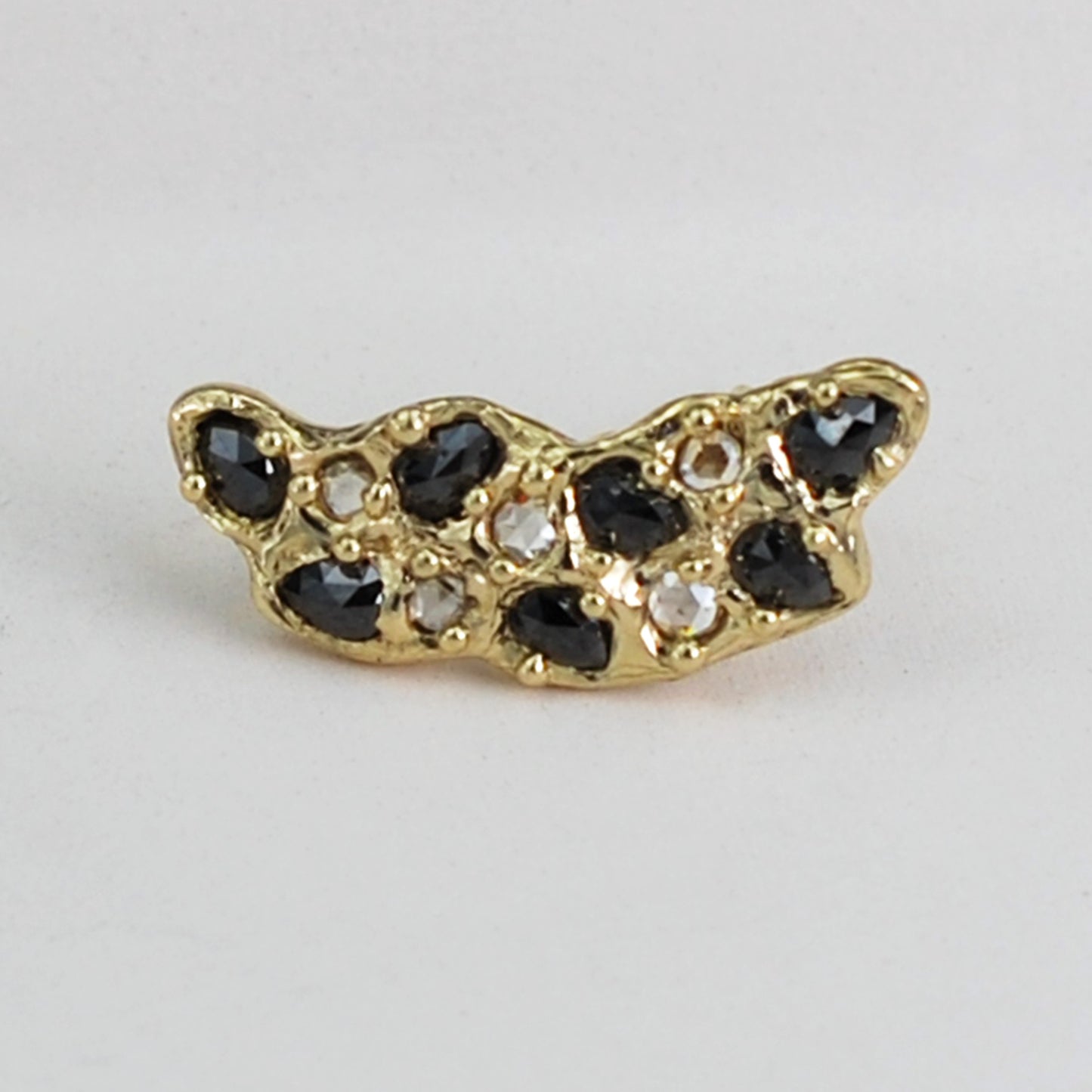 B&W Diamond Ear Climber (Single)