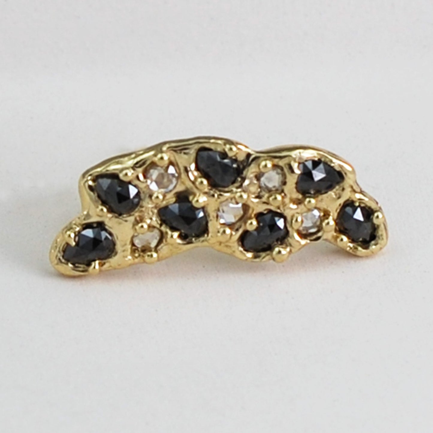 B&W Diamond Ear Climber (Single)