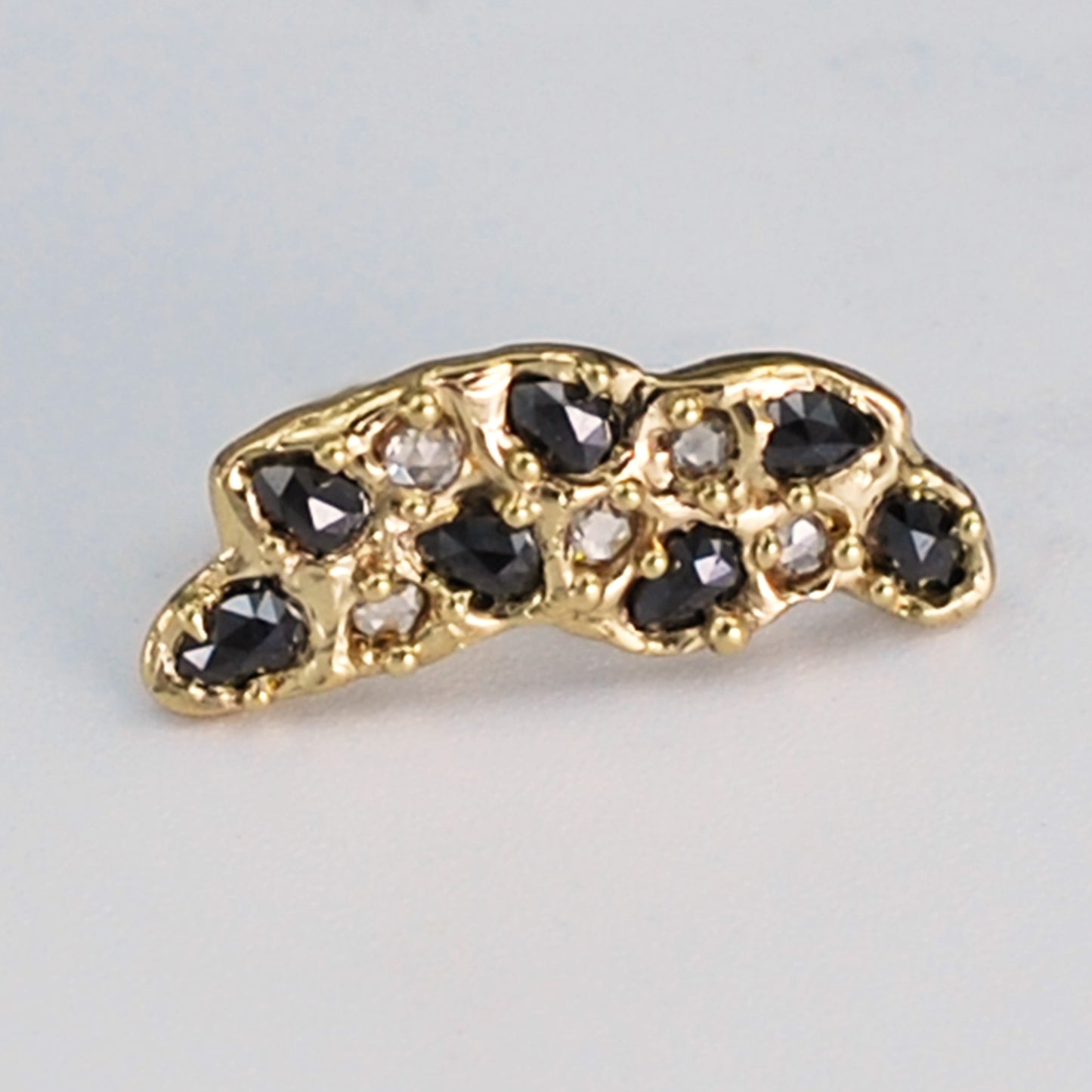 B&W Diamond Ear Climber (Single)