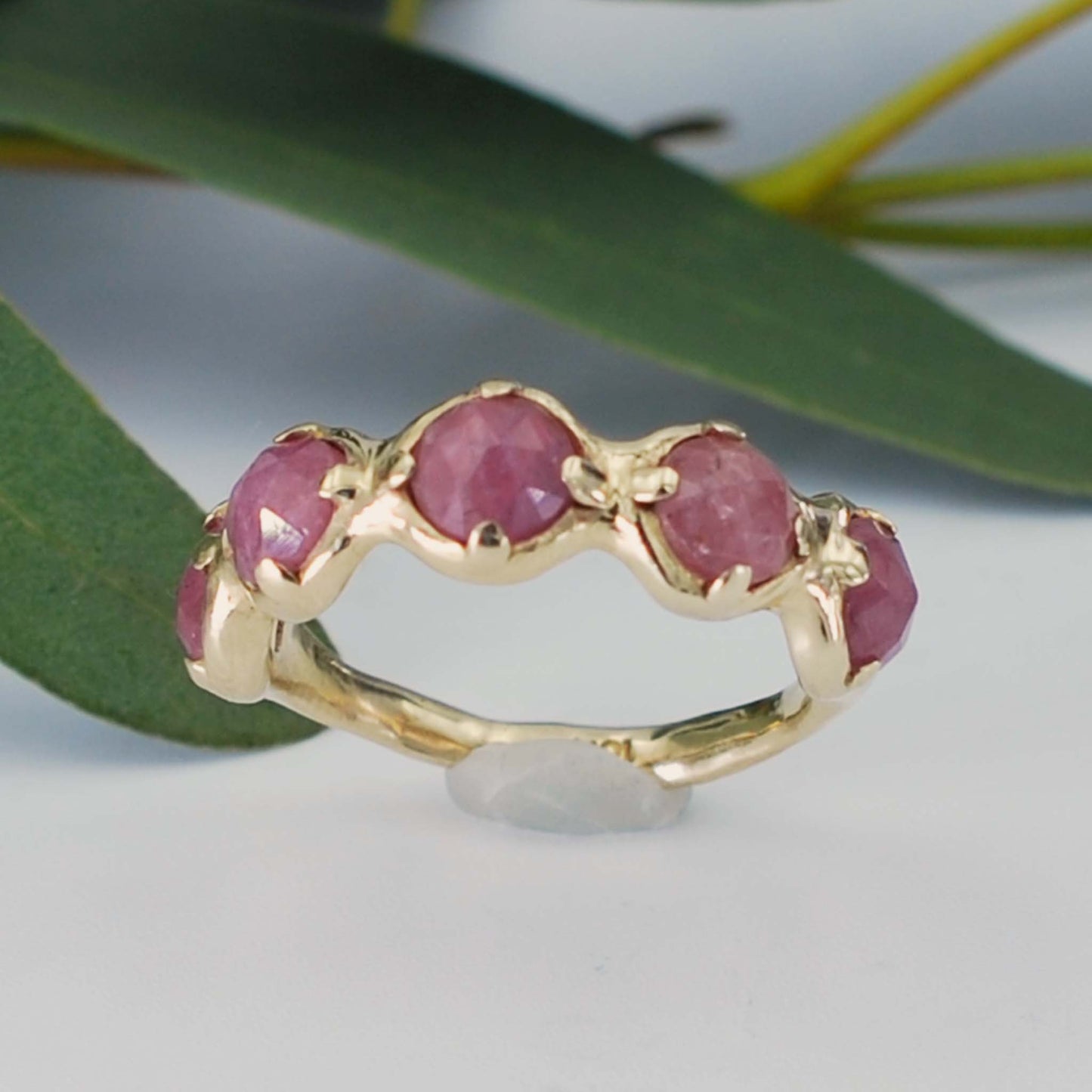 IV Organic Pink Sapphire Band