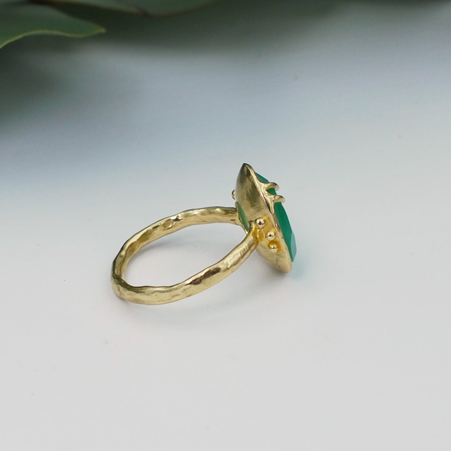 Chrysoprase Cocktail Ring