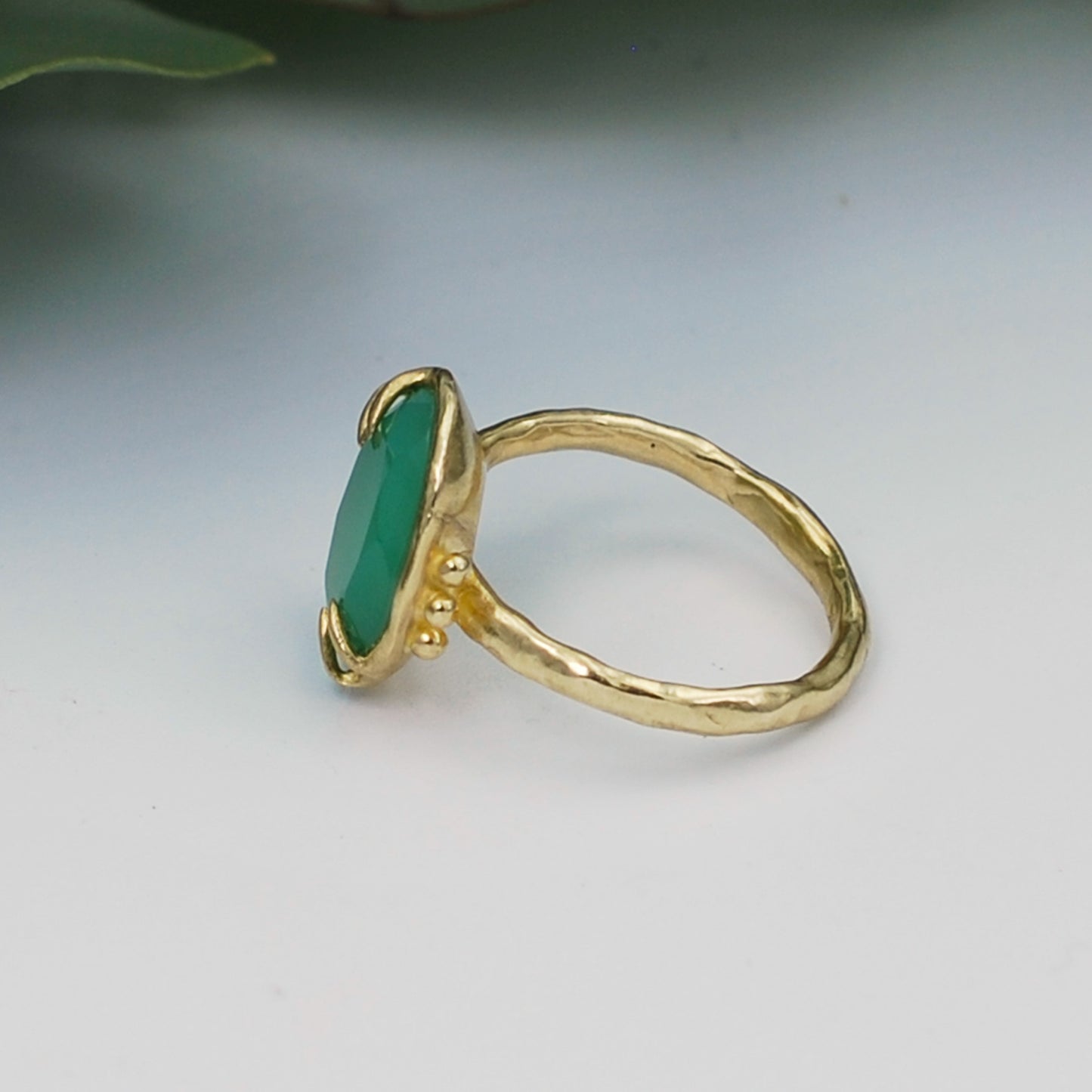 Chrysoprase Cocktail Ring