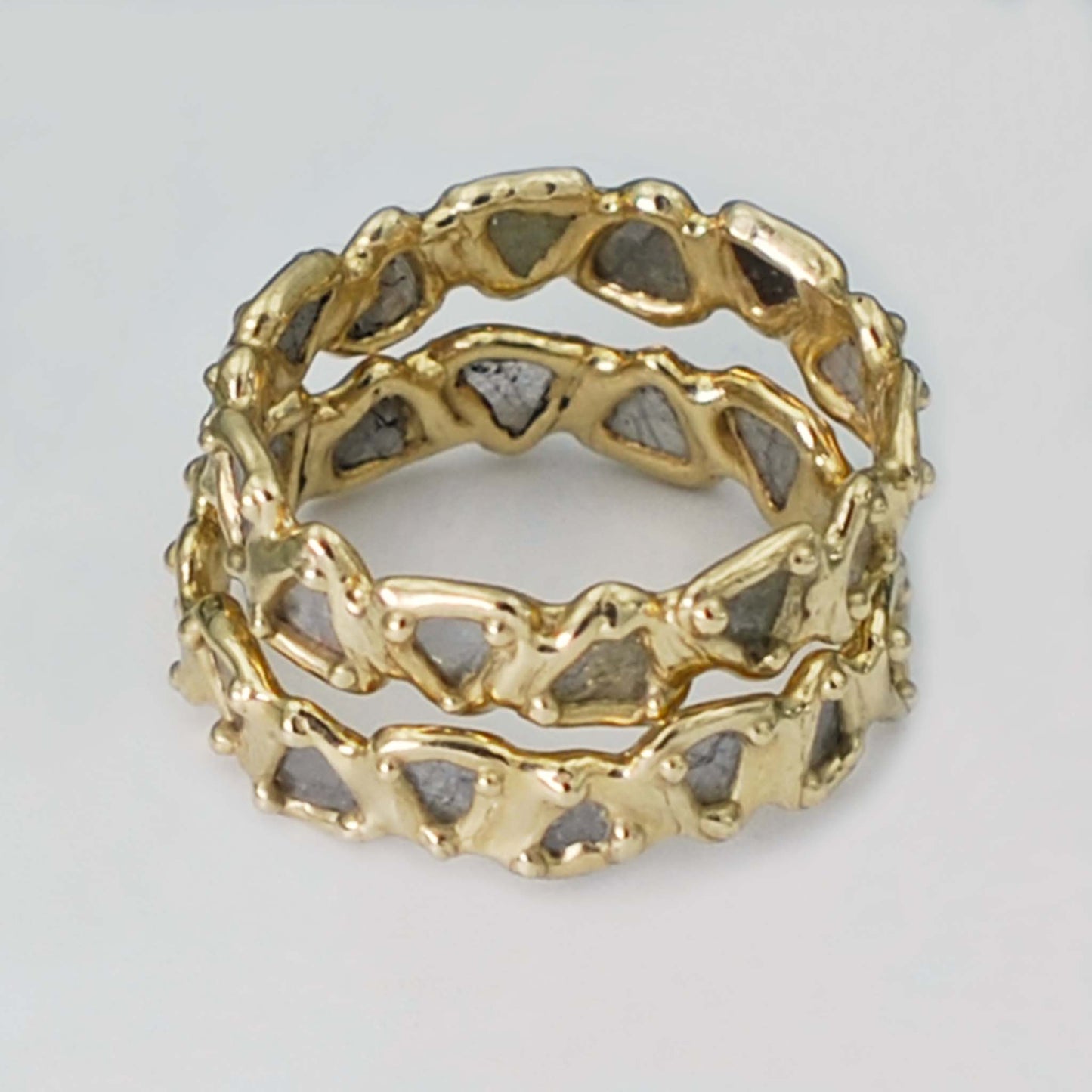 Tri-Point Eternity Band