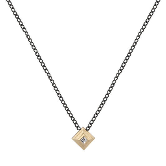 Tiny Ziggurat Necklace