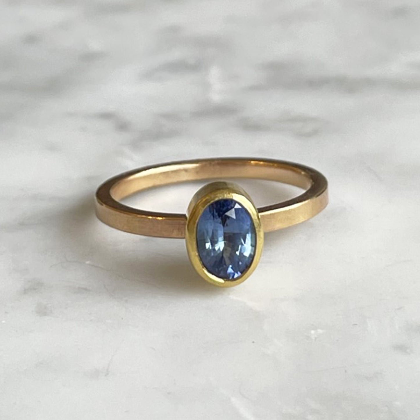 Sapphire Oval Ring