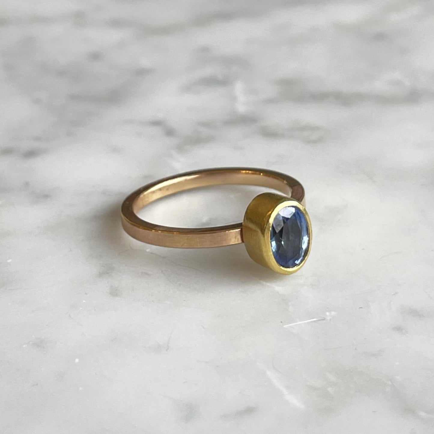 Sapphire Oval Ring