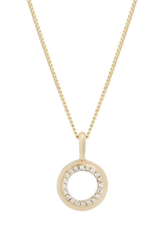Circle Pane Necklace