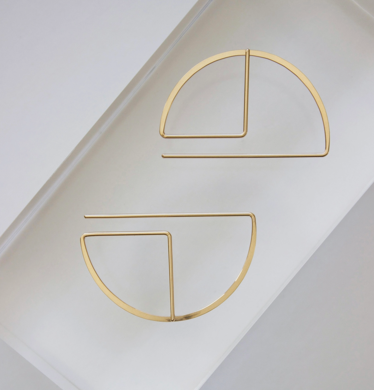 Round Profile Earrings