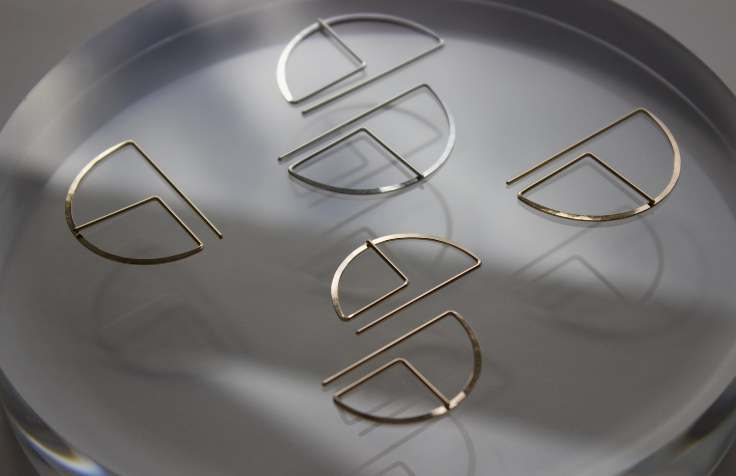 Round Profile Earrings