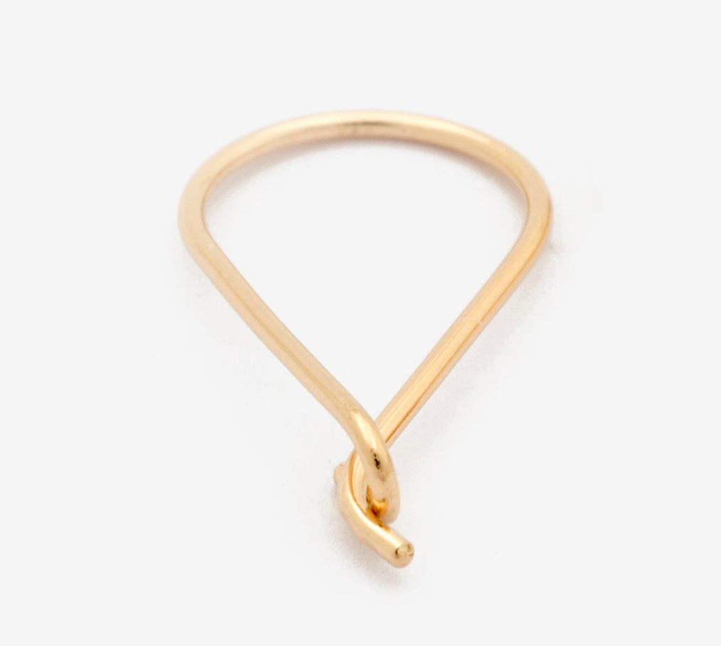 Teardrop Hoop Earring