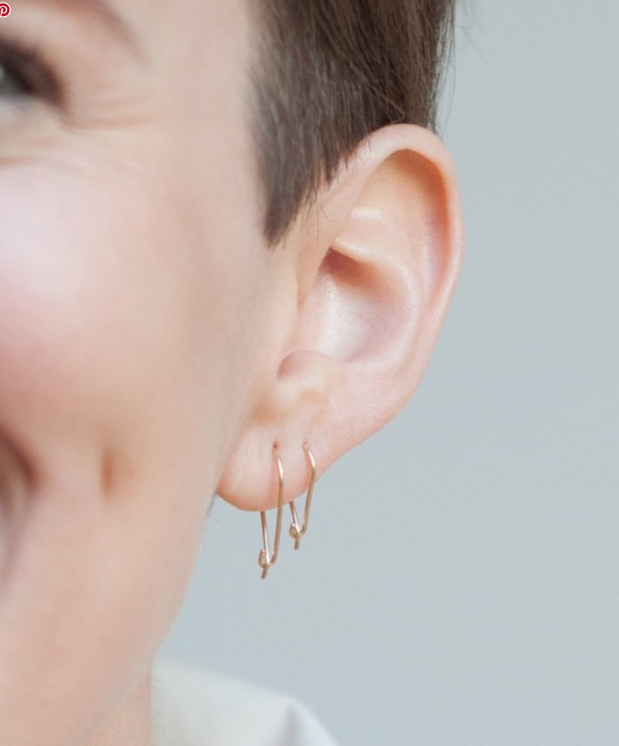 Teardrop Hoop Earring