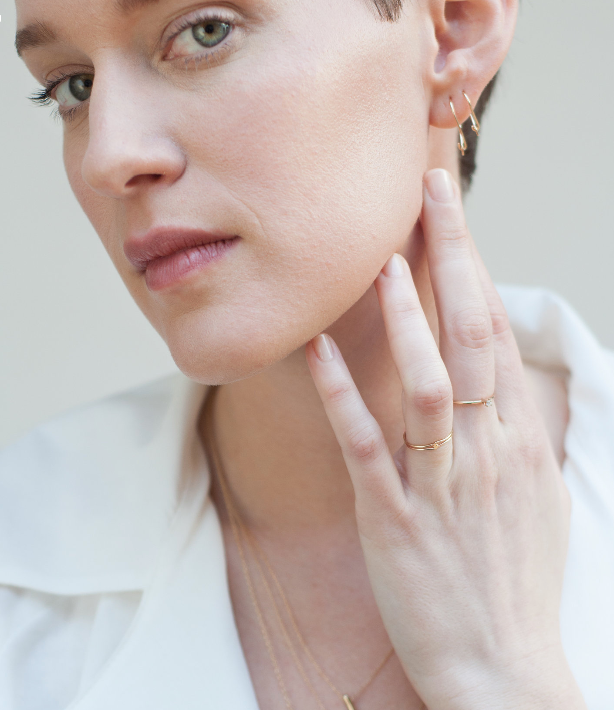 Teardrop Hoop Earring