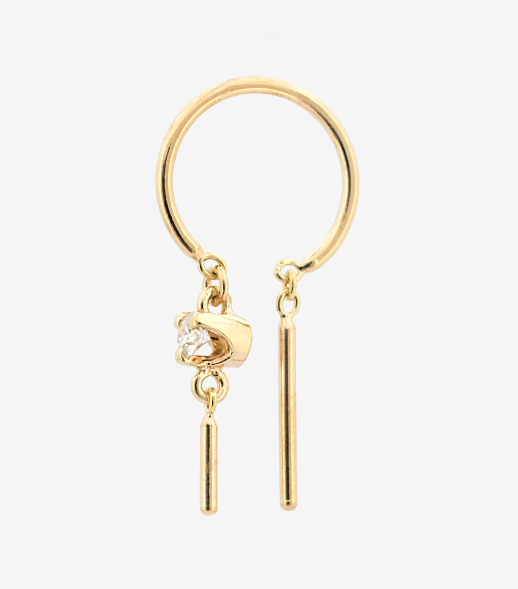 Diamond Baby Chime Earring