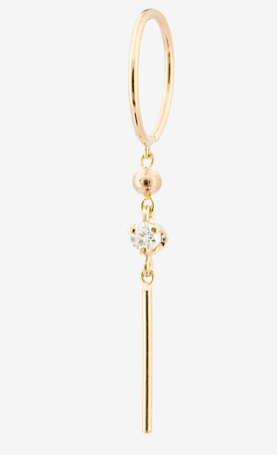Diamond Huggie Earring