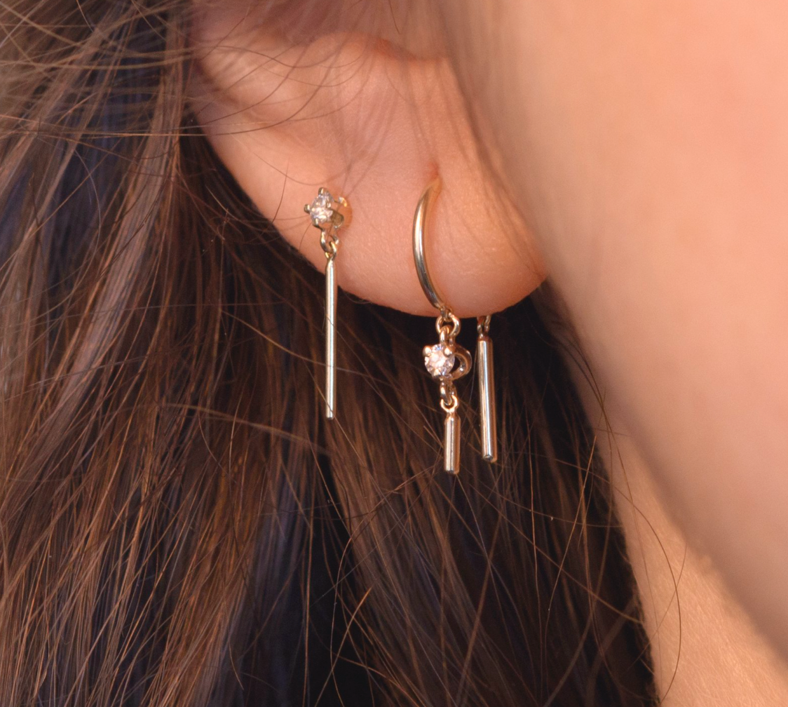 Diamond Wisp Earring