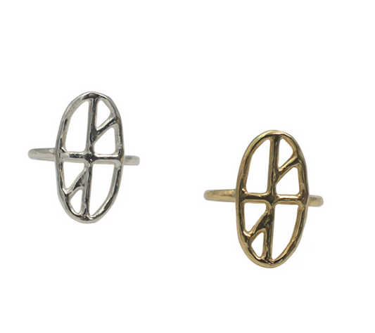 Golden Ratio Ovale Ring