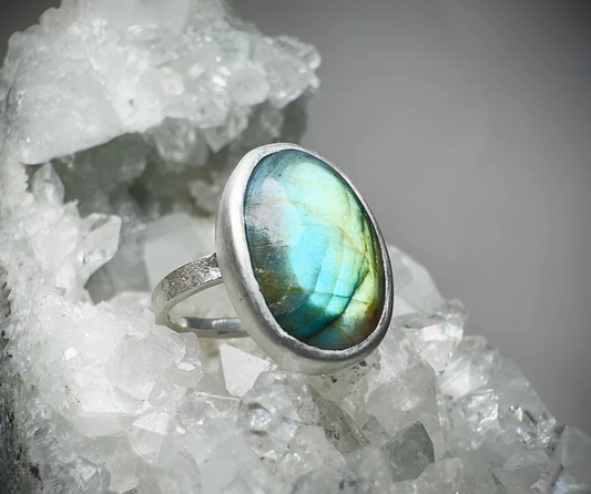 Labradorite Ring Size 7